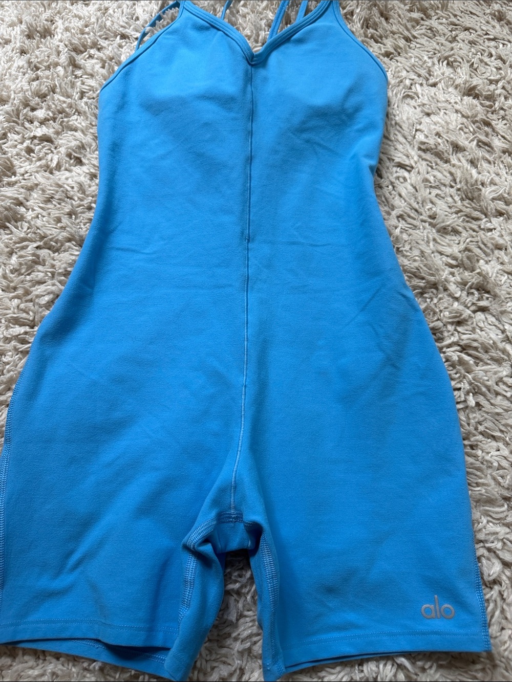 ALO Yoga blue Active one piece